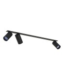 Recessed ceiling spotlights - Nowodvorski MONO SURFACE Flush Mounted Spot Max wattage 10W only LED GU10 Black 7835 - product 1