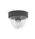Outdoor ceiling lamps - Nowodvorski NOOK Outdoor Ceiling Plafond Max power 1x10W only LED E27 IP44 Black 7978 - product 1