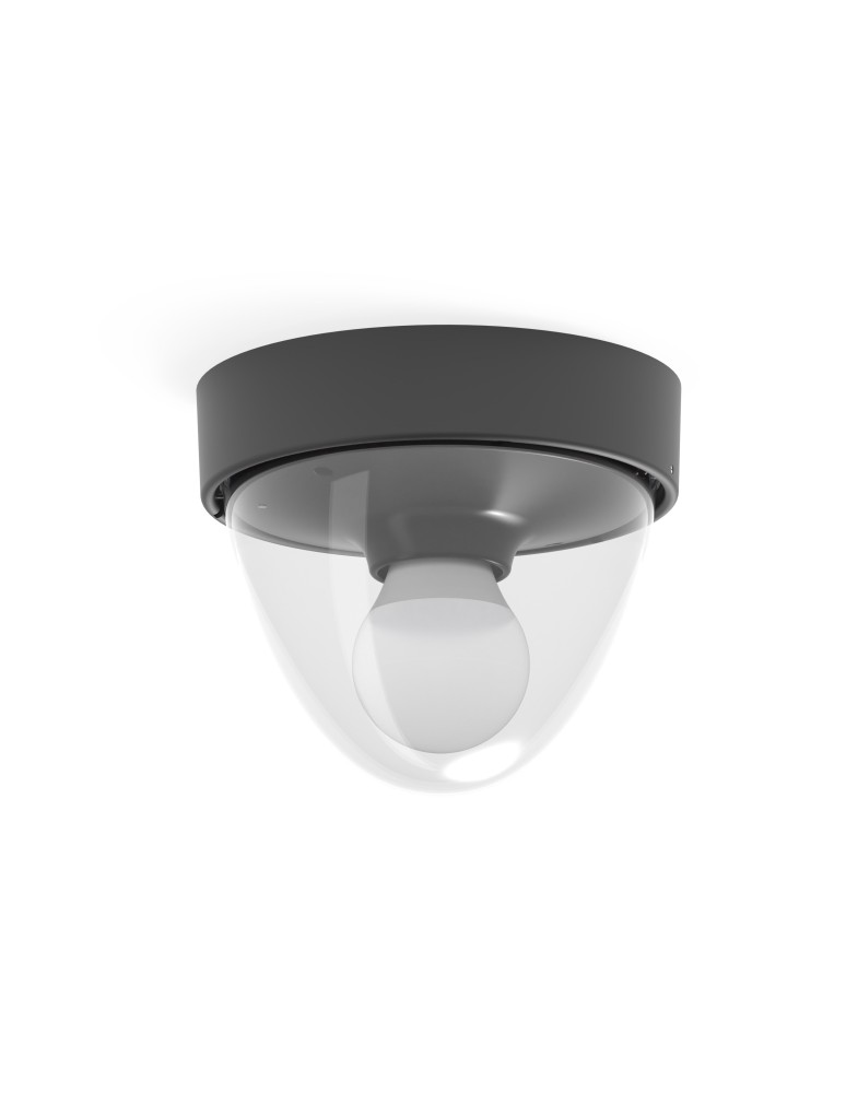 Outdoor ceiling lamps - Nowodvorski NOOK Outdoor Ceiling Plafond Max power 1x10W only LED E27 IP44 Black 7978 - product kolory-swiatla.pl 1