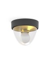 Nowodvorski NOOK Zewnętrzna Sufitowa Plafon Max moc 1X10W only LED E27 IP44 Złoty 7976