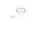 Outdoor ceiling lamps - Nowodvorski NOOK SENSOR Ceiling Plafond Max power 1X10W only LED E27 IP44 Gold 7975 - product 2