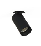 Recessed ceiling spotlights - Nowodvorski MONO SURFACE Flush Mounted Spot Max wattage 10W only LED GU10 Black 7833 - product 1