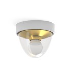 Outdoor ceiling lamps - Nowodvorski NOOK Outdoor Ceiling Plafond Max power 1x10W only LED E27 IP44 Gold 7970 - product 1