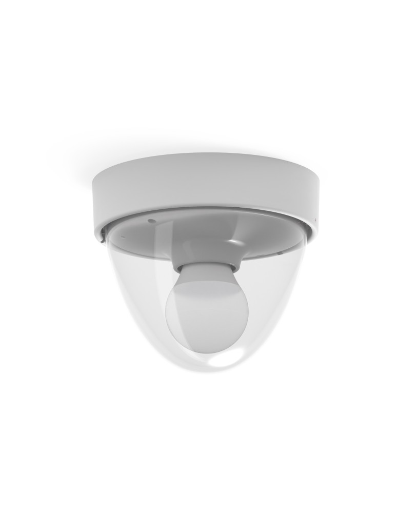 Outdoor ceiling lamps - Nowodvorski NOOK Outdoor Ceiling Plafond Max power 1x10W only LED E27 IP44 White 7972 - product kolory-swiatla.pl 1