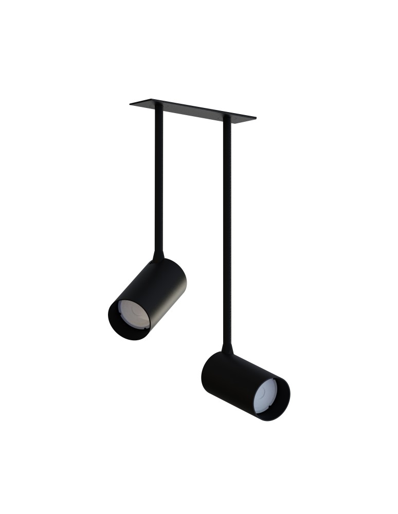 Recessed ceiling spotlights - Nowodvorski MONO SURFACE LONG Flush Mounted Spot Max wattage 10W only LED GU10 Black 7740 - product kolory-swiatla.pl 1