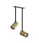 Recessed ceiling spotlights - Nowodvorski MONO SURFACE LONG Flush Mounted Spot Max wattage 10W only LED GU10 Brass 7743 - product 1