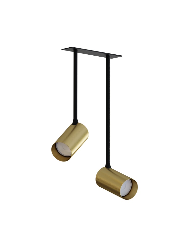 Recessed ceiling spotlights - Nowodvorski MONO SURFACE LONG Flush Mounted Spot Max wattage 10W only LED GU10 Brass 7743 - product kolory-swiatla.pl 1