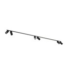 Recessed ceiling spotlights - Nowodvorski MONO SURFACE Flush Mounted Spot Max wattage 10W only LED GU10 Black 7837 - product 1