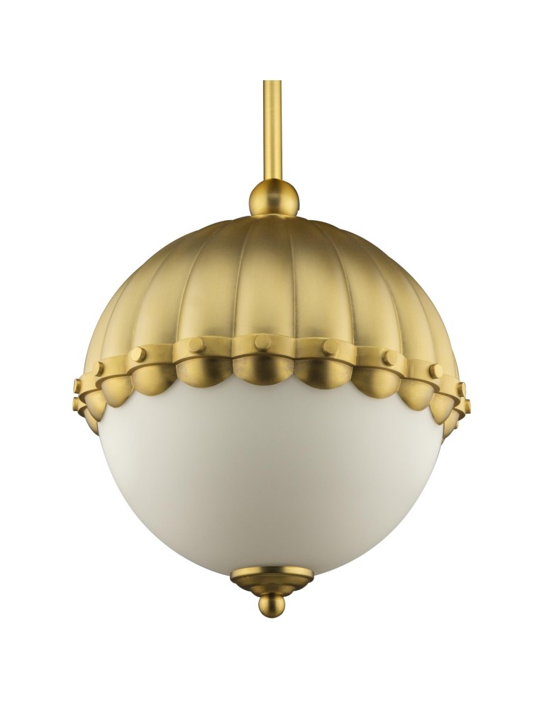 Brass-colored pendant lamps - Cosmolight PRALINES pendant lamp P01220BR brass - product kolory-swiatla.pl 1
