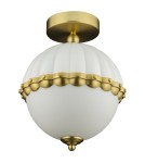 Pendant lamps - Cosmolight PRALINES pendant lamp P01206WH white, brass - product 2