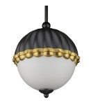 Pendant lamps - Cosmolight PRALINES pendant lamp P01213BK black, brass - product 1