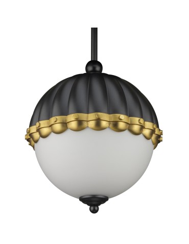 Cosmolight PRALINES pendant lamp P01213BK black, brass
