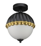 Pendant lamps - Cosmolight PRALINES pendant lamp P01213BK black, brass - product 2
