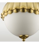 Modern Classic style wall lamps - Cosmolight PRALINES wall lamp W01251BR brass - product 2