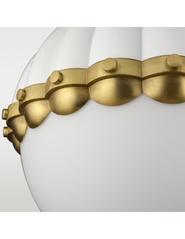 Cosmolight Kinkiet PRALINES W01237WH biały, mosiądz - produkt 2