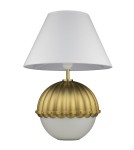 Table lamps with lampshade - Cosmolight PRALINES table lamp T01282BR brass - product 1