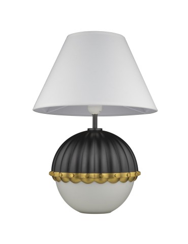 Cosmolight PRALINES table lamp T01275BK black, brass