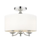 Hampton ceiling lamps - Cosmolight Plafond ABU DHABI C03466CH-WH chrome. - product 1