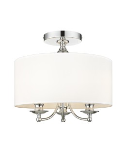 Cosmolight Plafond ABU DHABI C03466CH-WH chrome.