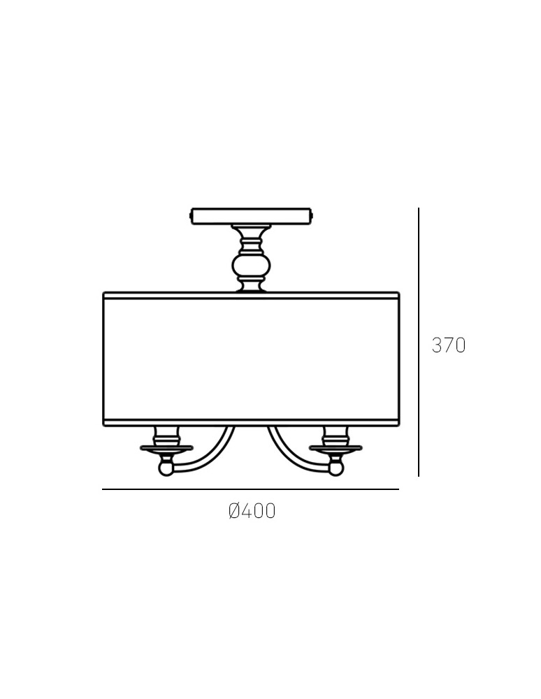 Hampton ceiling lamps - Cosmolight Plafond ABU DHABI C03466CH-WH chrome. - product kolory-swiatla.pl 2
