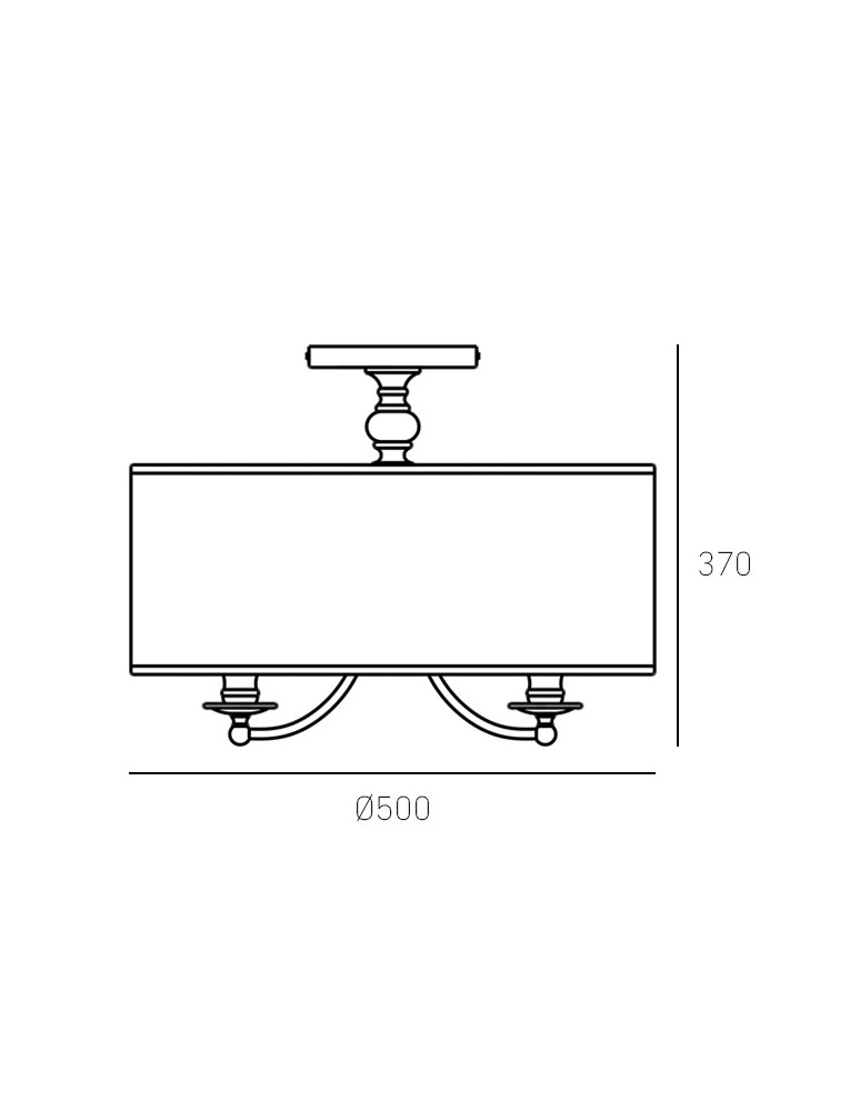 Hampton ceiling lamps - Cosmolight ABU DHABI Plafond C05428CH-BK chrome. - product kolory-swiatla.pl 2