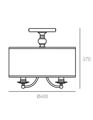 Cosmolight Plafon ABU DHABI C03466CH-BK chrom - produkt 2