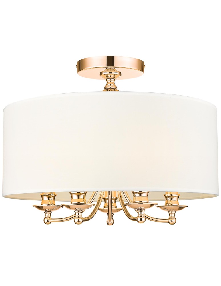 Hampton ceiling lamps - Cosmolight Plafond ABU DHABI C05442AU-WH gold. - product kolory-swiatla.pl 1