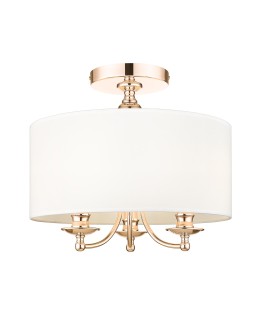 Cosmolight Plafon ABU DHABI C03480AU-WH  złoty