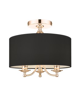 Cosmolight Plafon ABU DHABI C03480AU-BK złoty