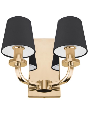 CosmoLight NEW YORK wall lamp W02510AU-BK gold.