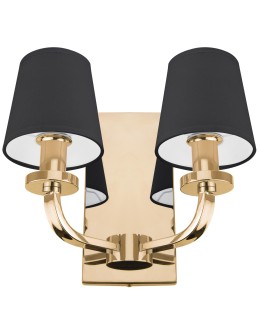 CosmoLight NEW YORK wall lamp W02510AU-BK gold.
