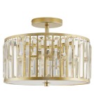 Ceiling lamps with crystals - Cosmolight Plafond KYIV C03411CP champagne. - product 2