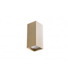 Ceiling luminaires for replaceable light source - Azzardo surface-mounted VELIA SQUARE 2 (brass) 2xGU10 gold AZ4402 - product 2