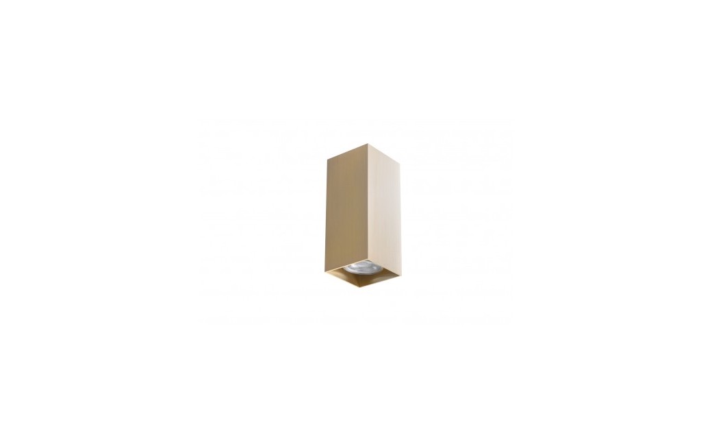 Azzardo Natynkowa VELIA SQUARE 2 (brass) 2xGU10 złota AZ4402