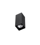Ceiling luminaires for replaceable light source - Azzardo surface-mounted VELIA SQUARE 2 (black) 2xGU10 white AZ4401 - product 1