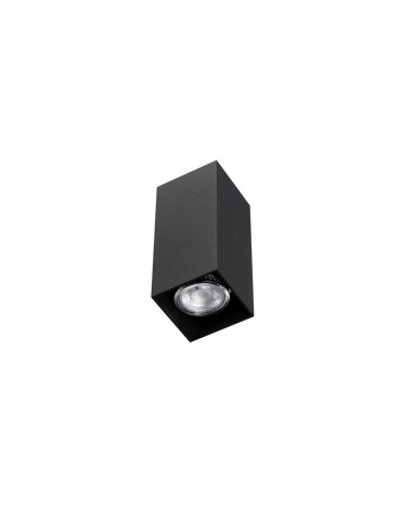 Azzardo surface-mounted VELIA SQUARE 2 (black) 2xGU10 white AZ4401