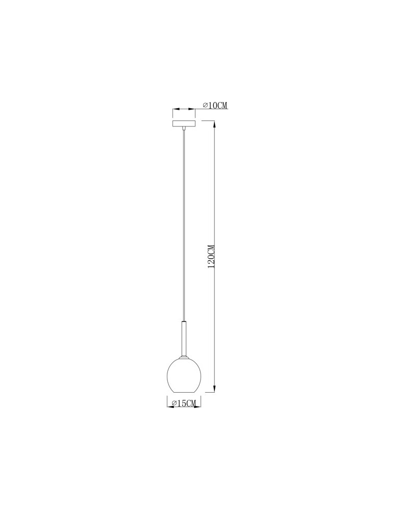 Pendant lamps - Zuma Line MONIC 1x40W E14 230V Copper MD1629-1 Pendant. - product kolory-swiatla.pl 2