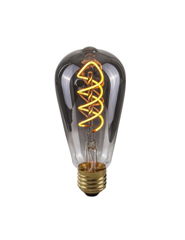 ITALUX Spiral Smoke LED Bulb E27 4W 2200K 90lm Smoky 801551 ST64.