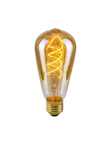 ITALUX Spiral Amber LED Bulb E27 4W 2200K 90lm Amber LDS-ST64-SA ST64.
