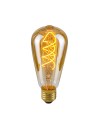 ITALUX  Spiral Amber Żarówka LED E27 4W 2200K 90lm Bursztynowy LDS-ST64-SA ST64