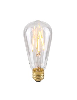 ITALUX Clear LED bulb E27 4W 2200K 400lm Transparent 801402 ST64