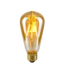 Edison LED E27 230V bulbs - ITALUX Amber LED bulb E27 4W 2200K 400lm Amber LDS-ST64-A ST64. - product 1