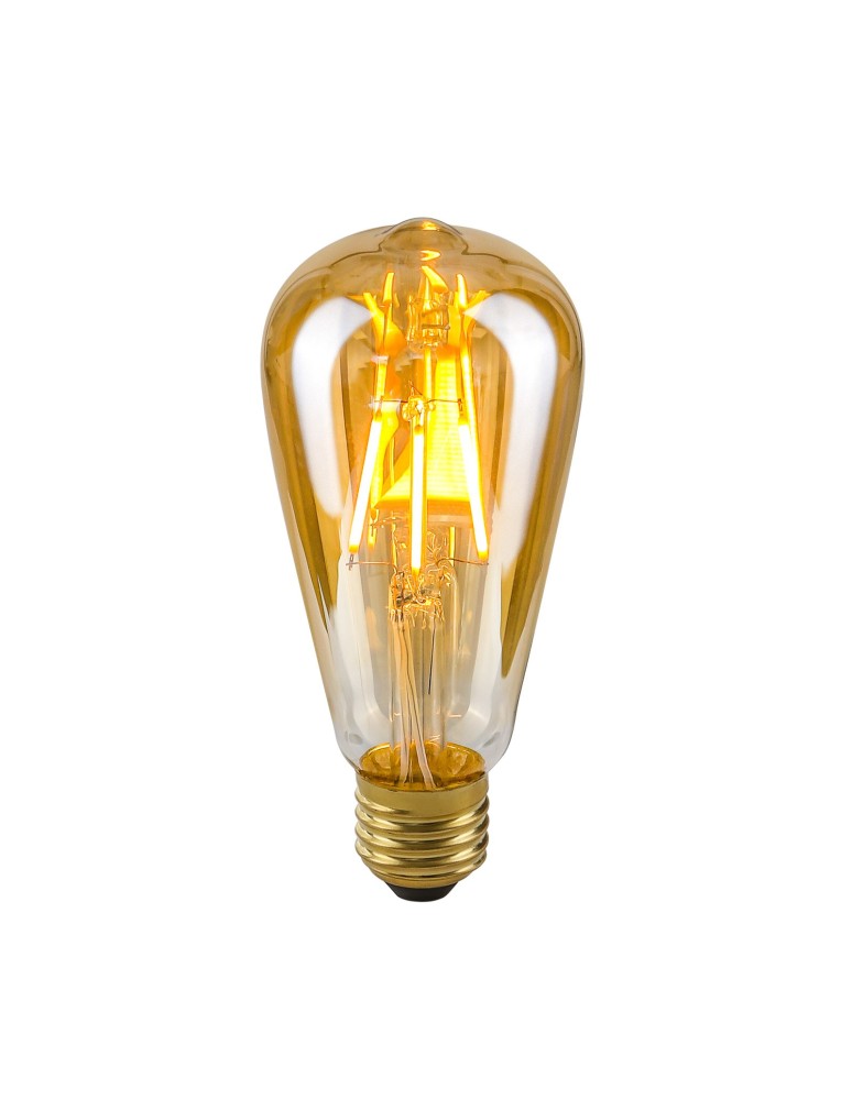 Edison LED E27 230V bulbs - ITALUX Amber LED bulb E27 4W 2200K 400lm Amber LDS-ST64-A ST64. - product kolory-swiatla.pl 1