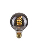 Edison LED E27 230V bulbs - ITALUX Spiral Smoke LED Bulb E27 4W 2200K 90lm Smoky 801552 G95. - product 1