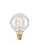 Edison LED E27 230V bulbs - ITALUX Spiral Clear LED Bulb E27 4W 2200K 180lm Transparent 801502 G95. - product 1