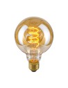 ITALUX Spiral Amber Żarówka LED E27 4W 2200K 90lm Bursztynowy LDS-G95-SA G95