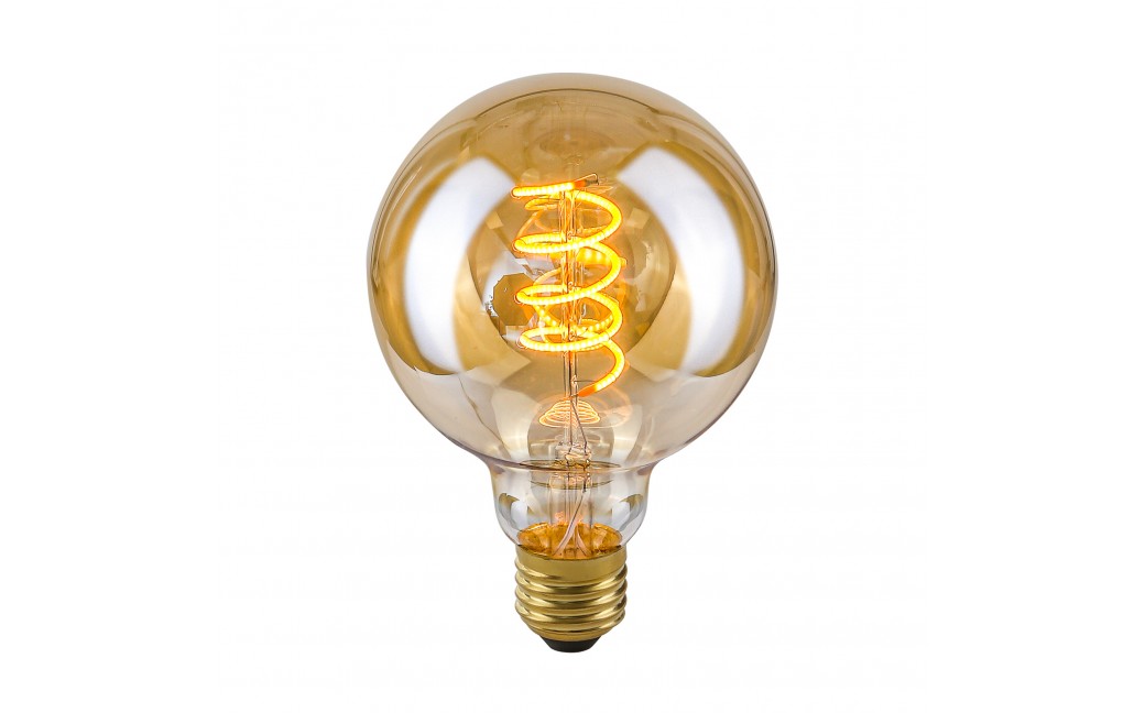 ITALUX Spiral Amber Żarówka LED E27 4W 2200K 90lm Bursztynowy LDS-G95-SA G95