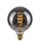 Edison LED E27 230V bulbs - ITALUX Spiral Smoke LED Bulb E27 4W 2200K 90lm Smoky 801553 G125. - product 1