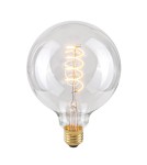 Edison LED E27 230V bulbs - ITALUX Spiral Clear LED Bulb E27 4W 2200K 170lm Transparent 801503 G125. - product 1