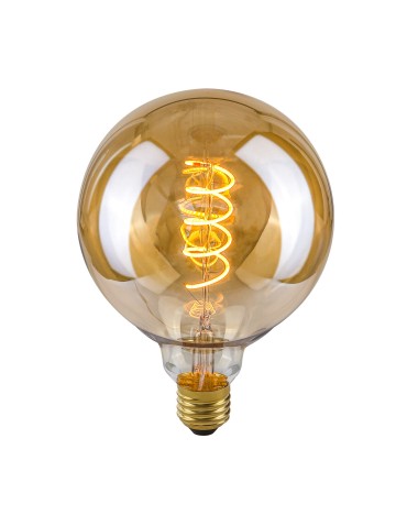 ITALUX Spiral Amber LED Bulb E27 4W 2200K 90lm Amber LDS-G125-SA G125.